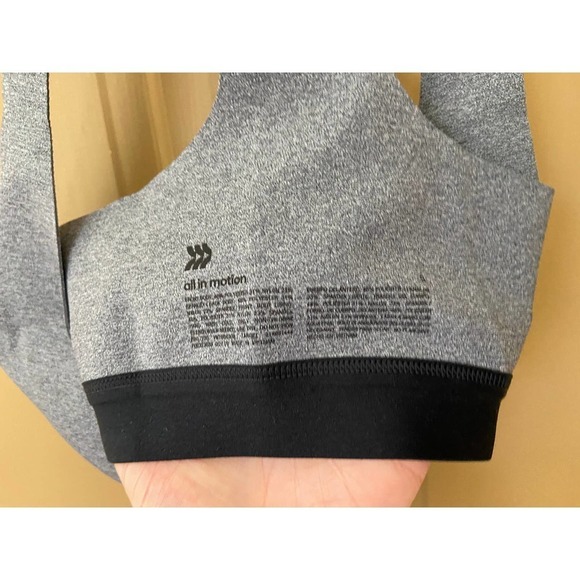 All In Motion Gray Sports Bra Women's Size Small - Picture 4 of 4